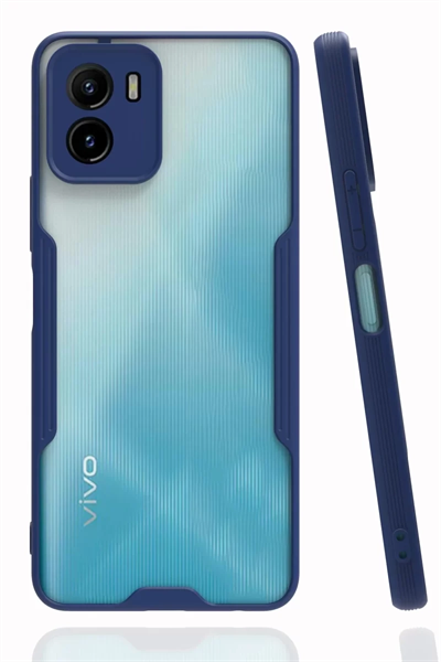 Vivo Y15S Kılıf Platin Silikon - Lacivert