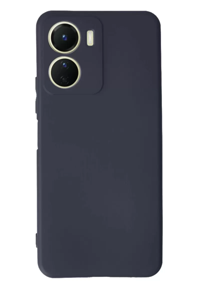 Vivo Y16 Kılıf First Silikon - Lacivert