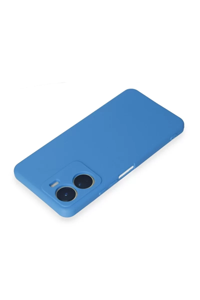 Vivo Y16 Kılıf First Silikon - Mavi