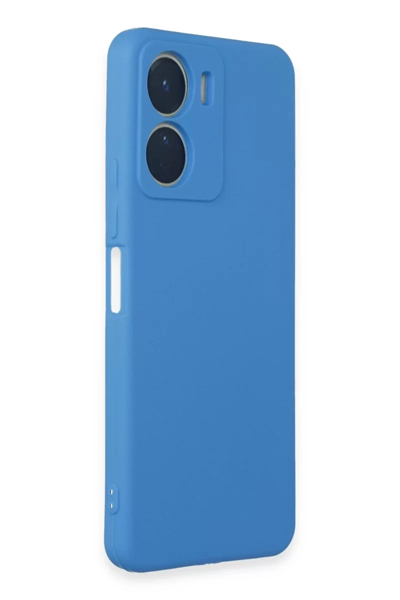 Vivo Y16 Kılıf First Silikon - Mavi