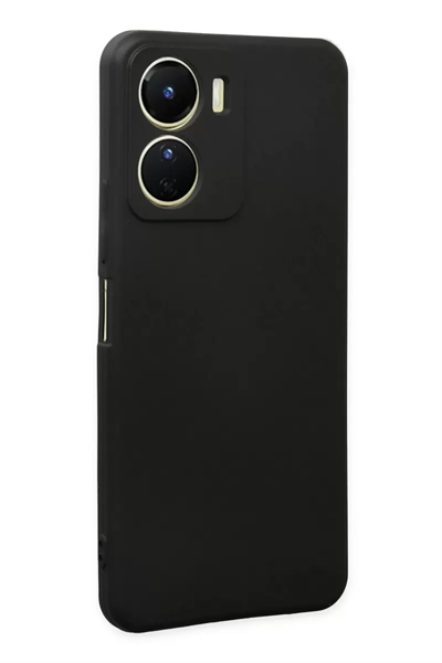 Vivo Y16 Kılıf First Silikon - Siyah