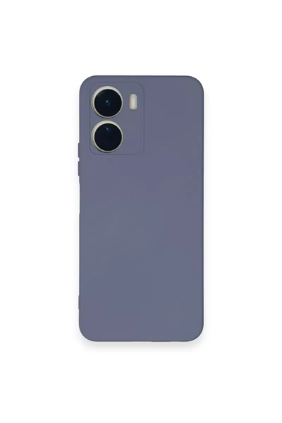 Vivo Y16 Kılıf Nano içi Kadife Silikon - Gri