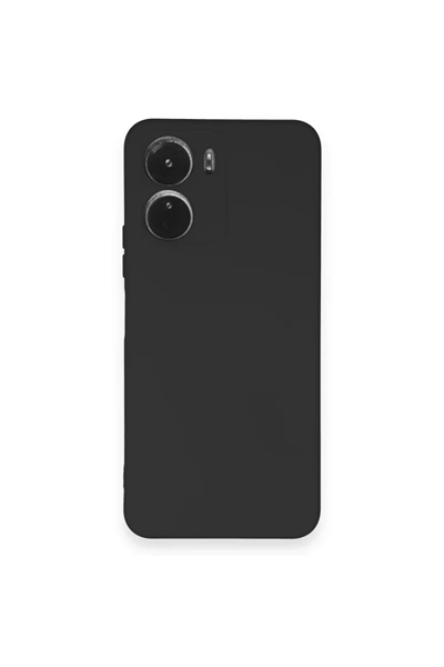 Vivo Y16 Kılıf Nano içi Kadife Silikon - Siyah