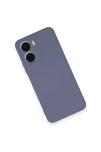 Vivo Y16 Kılıf Nano içi Kadife Silikon - Gri