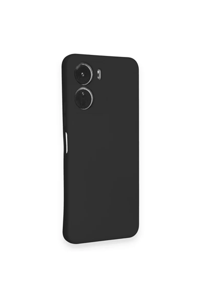 Vivo Y16 Kılıf Nano içi Kadife Silikon - Siyah