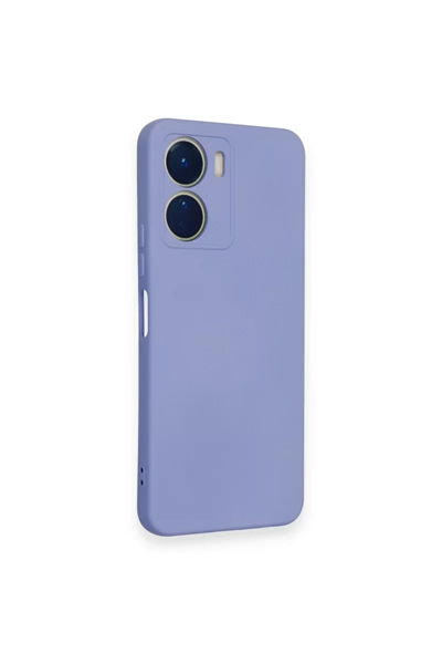 Vivo Y16 Kılıf Nano içi Kadife Silikon - Lila