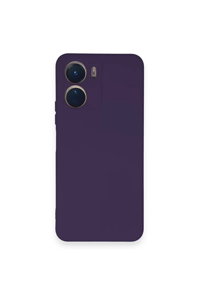 Vivo Y16 Kılıf Nano içi Kadife Silikon - Mor