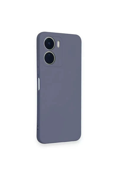 Vivo Y16 Kılıf Nano içi Kadife Silikon - Gri