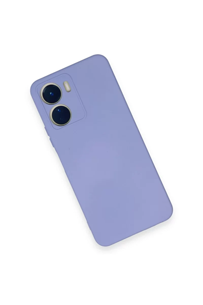 Vivo Y16 Kılıf Nano içi Kadife Silikon - Lila