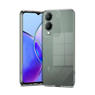 Vivo Y17S Kılıf Lüx Şeffaf Silikon