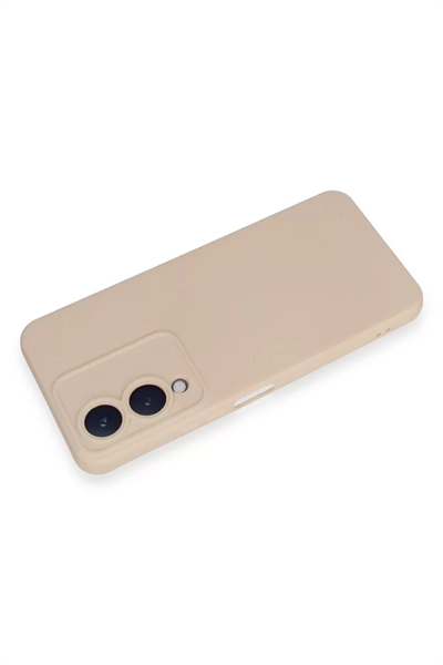 Vivo Y17S Kılıf Nano içi Kadife Silikon - Pudra