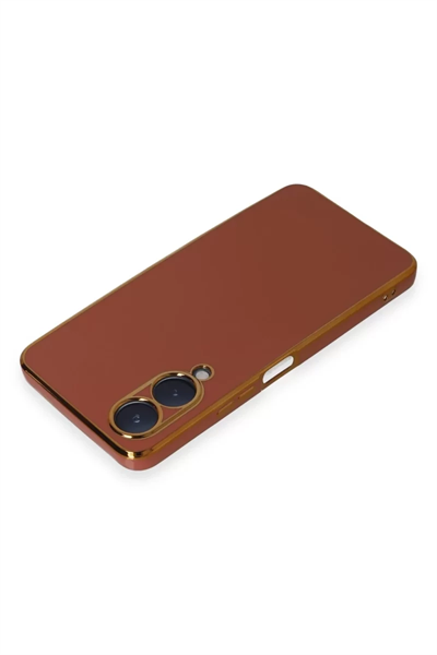 Vivo Y17S Kılıf Volet Silikon - Kırmızı