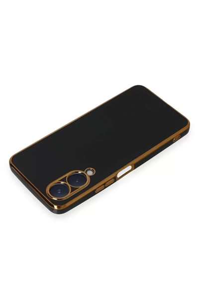 Vivo Y17S Kılıf Volet Silikon - Siyah