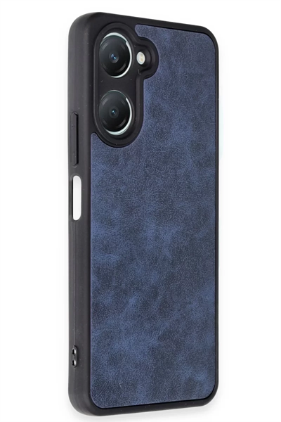 Vivo Y18 Kılıf Aras Deri Kapak - Lacivert
