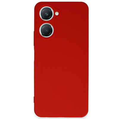 Vivo Y18 Kılıf First Silikon - Kırmızı