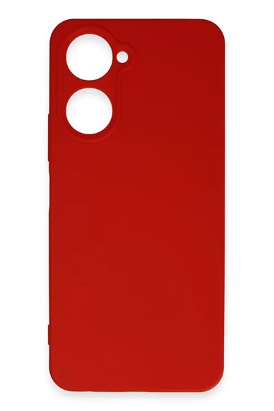Vivo Y18 Kılıf First Silikon - Kırmızı