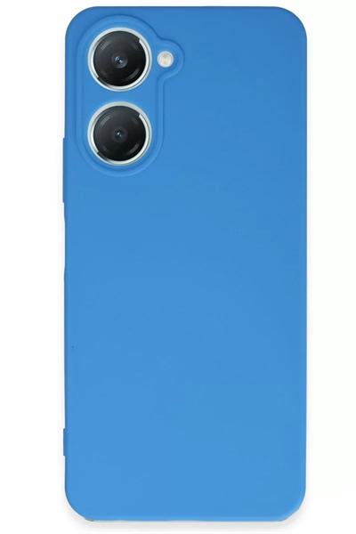 Vivo Y18 Kılıf First Silikon - Mavi