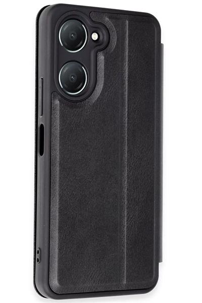 Vivo Y18 Kılıf Flip Cover - Siyah