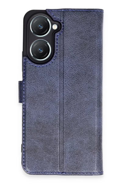 Vivo Y18 Kılıf Trend S Plus Kapaklı Kılıf - Lacivert