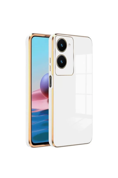 Vivo Y18 Kılıf Volet Silikon - Beyaz