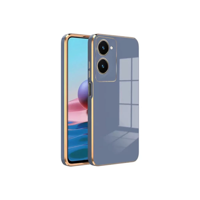 Vivo Y18 Kılıf Volet Silikon - Mavi