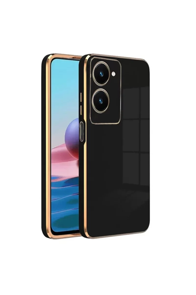Vivo Y18 Kılıf Volet Silikon - Siyah