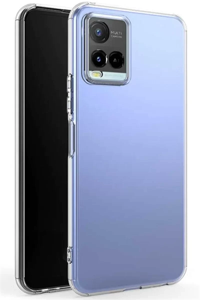 Vivo Y21S Kılıf Lüx Şeffaf Silikon