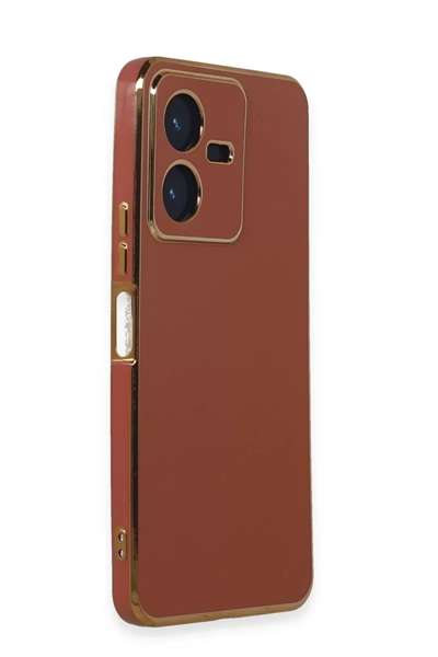 Vivo Y22 2022 Kılıf Volet Silikon - Kırmızı