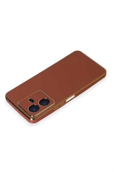 Vivo Y22 2022 Kılıf Volet Silikon - Kırmızı