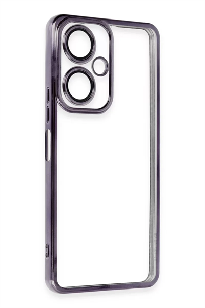 Vivo Y27 Kılıf Lensli Silikon - Mor