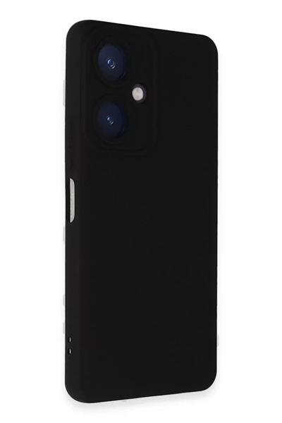Vivo Y27 Kılıf Nano içi Kadife Silikon - Siyah