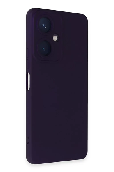 Vivo Y27 Kılıf Nano içi Kadife Silikon - Mor