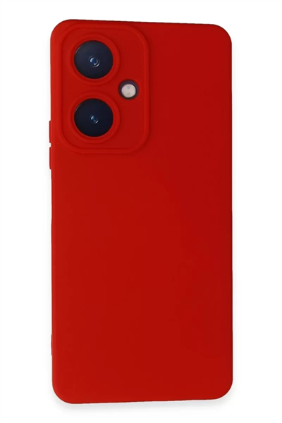 Vivo Y27 Kılıf Nano içi Kadife Silikon - Kırmızı