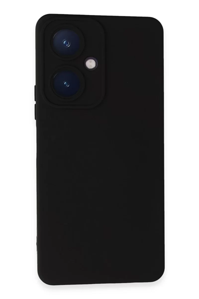 Vivo Y27 Kılıf Nano içi Kadife Silikon - Siyah