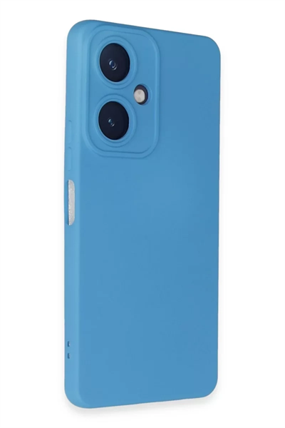 Vivo Y27 Kılıf Nano içi Kadife Silikon - Mavi
