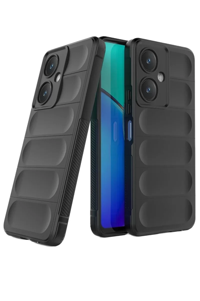 Vivo Y27 Kılıf Optimum Silikon - Siyah