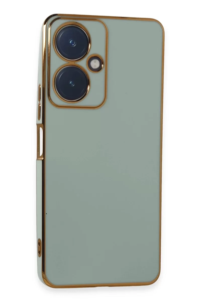 Vivo Y27 Kılıf Volet Silikon - Açık Yeşil