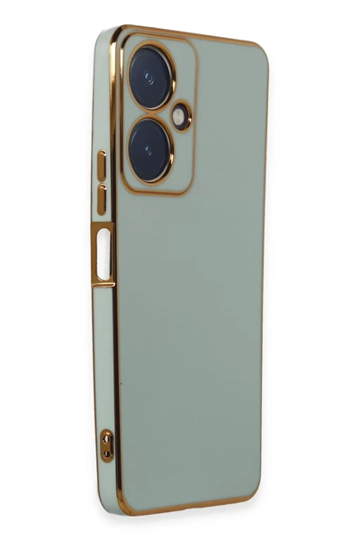 Vivo Y27 Kılıf Volet Silikon - Açık Yeşil