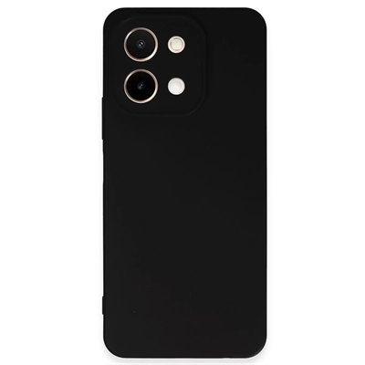 Vivo Y28 Kılıf First Silikon - Siyah