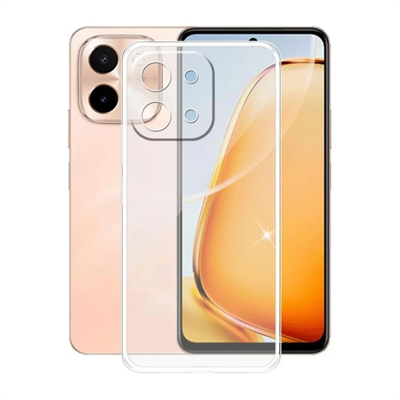Vivo Y28 Kılıf Lüx Şeffaf Silikon