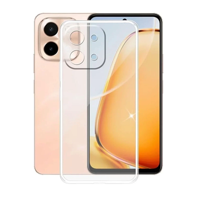 Vivo Y28 Kılıf Lüx Şeffaf Silikon