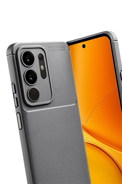 Vivo Y29 4G Auto Focus Karbon Kapak - Gri