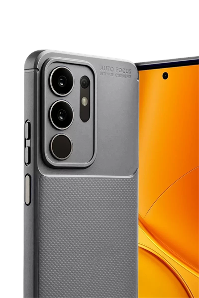Vivo Y29 4G Auto Focus Karbon Kapak - Gri