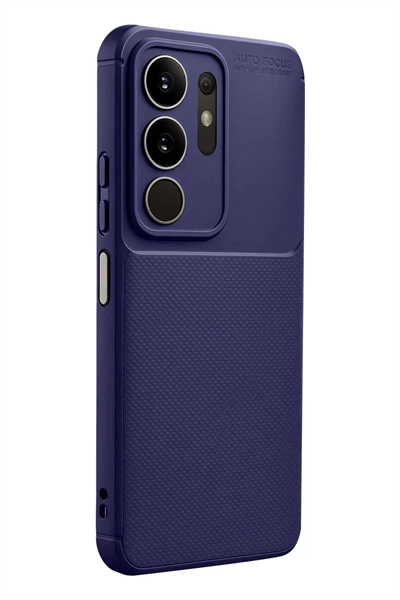 Vivo Y29 4G Auto Focus Karbon Kapak - Lacivert