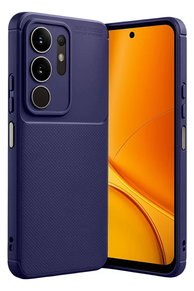 Vivo Y29 4G Auto Focus Karbon Kapak - Lacivert