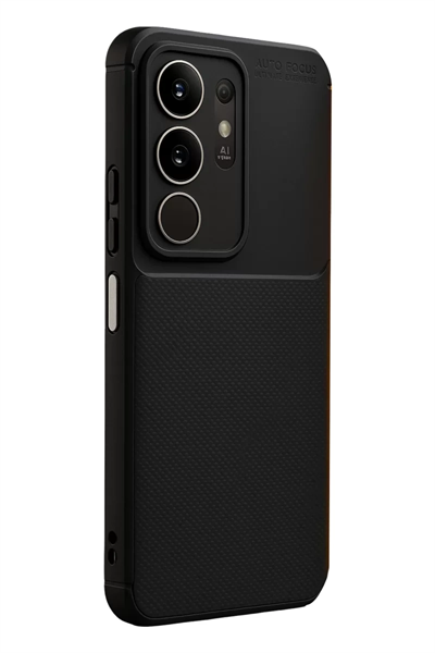 Vivo Y29 4G Auto Focus Karbon Kapak - Siyah