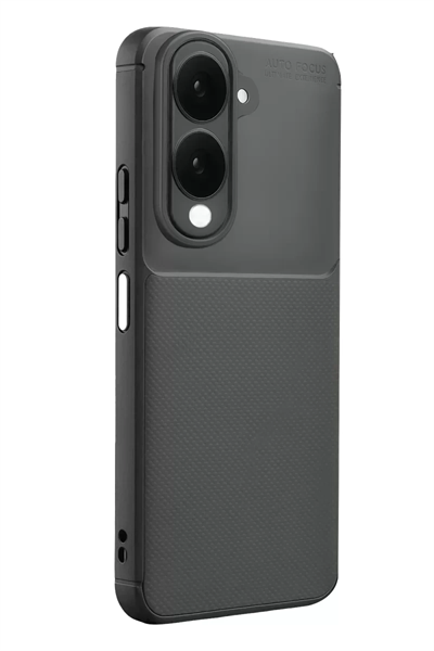 Vivo Y29S Auto Focus Karbon Kapak - Gri