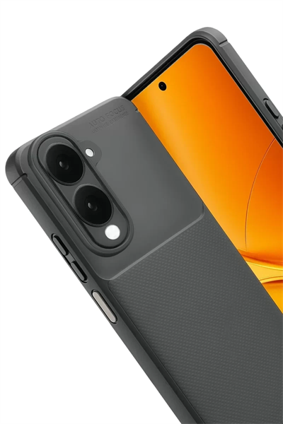 Vivo Y29S Auto Focus Karbon Kapak - Gri