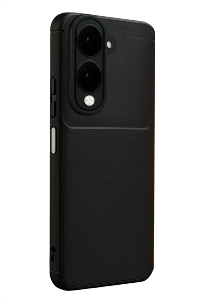 Vivo Y29S Auto Focus Karbon Kapak - Siyah