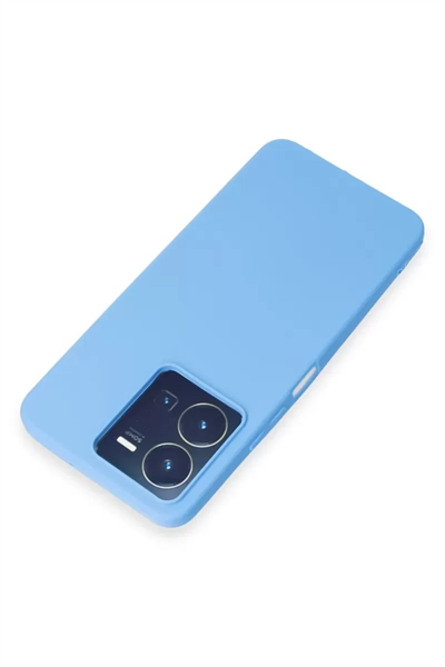 Vivo Y35 Kılıf First Silikon - Mavi